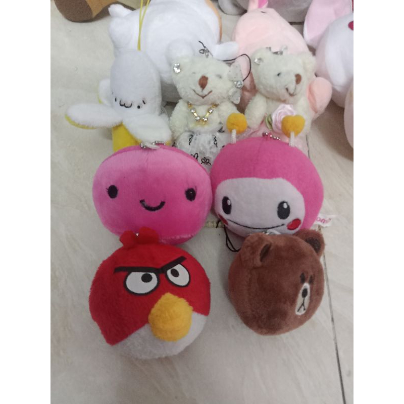 Móc khoá gấu bông siêu mini