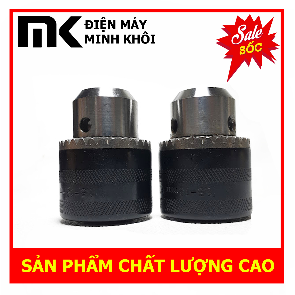 Đầu mang ranh sắt 1.5-13mm kẹp mũi khoan có khóa