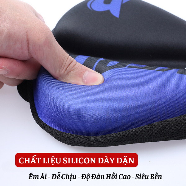 Bọc Yên Xe Đạp Thể Thao HT SPORTS Chất Liệu Silicon Êm Ái Thoáng Khí Tặng Kèm Bọc Chống Thấm