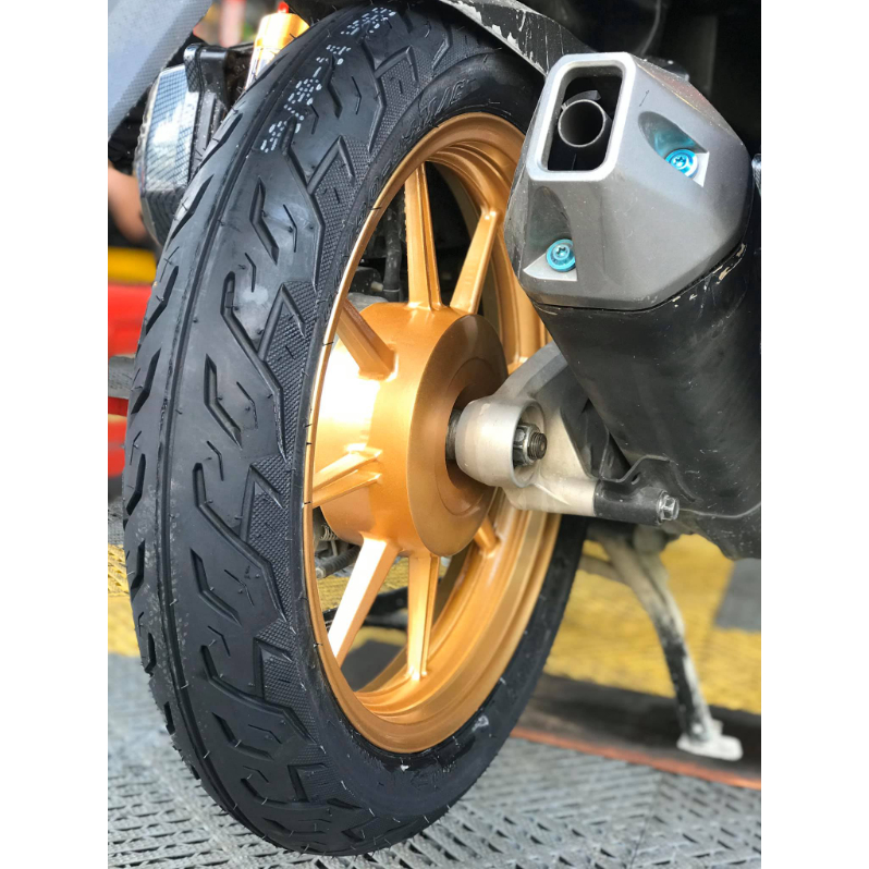 (Cặp Goodride cho Airblade, Vario, Vision, Click...) Vỏ lốp xe Goodride H969 gai xương cá size 80/90-14 và 90/90-14