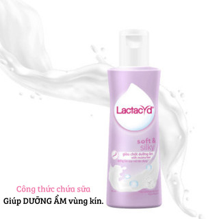 Dung dịch vệ sinh lactacyd soft and silky 150ml