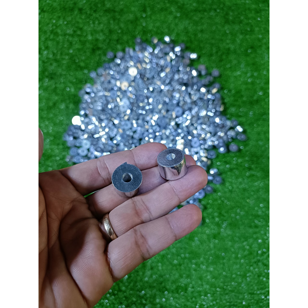 Cục Nhôm -Đóng Gù- Lỗ 6Li -Dành Cho Xe Máy