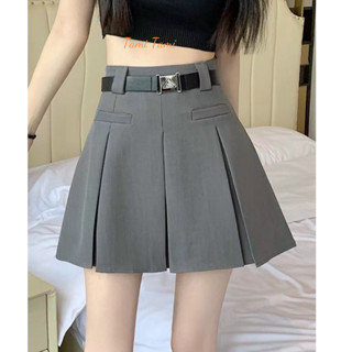 Chân Váy Xếp Ly Ngắn Bản To Phối Túi Ngang, Chân Váy Tennis Loại Mới