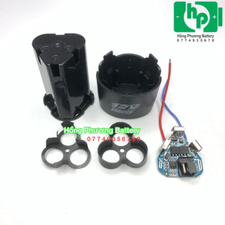 [Full bộ]  Vỏ kèm mạch tam giác 12V 3cell Trung Quốc (HongPhuong)