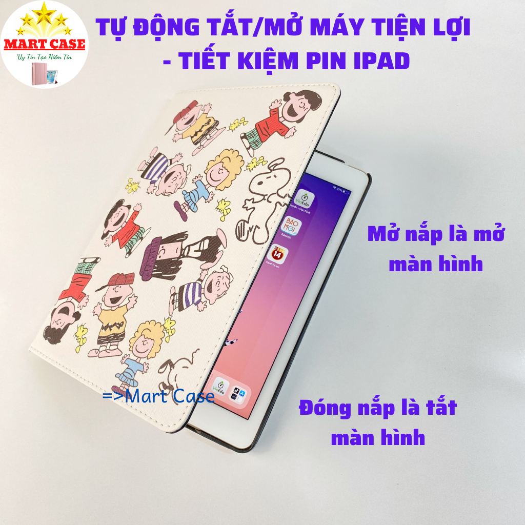 Ốp ipad hoạt hình ngộ nghĩnh ốp ipad Air 1/2/3/Gen 5/6/7/8/9/Pro 10.5/Mini 1/2/3/4/5..MART CASE