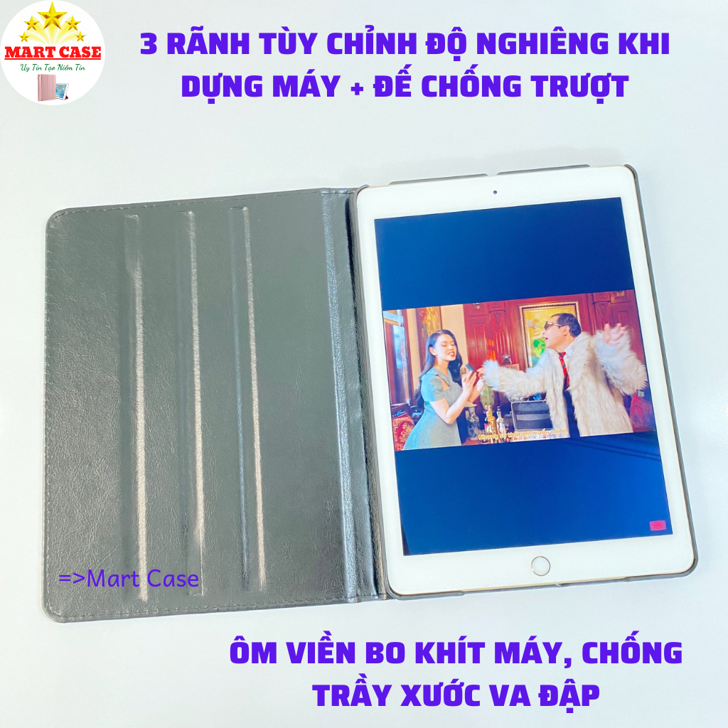 Bao da ipad hình ca hát ngộ nghĩnh ốp ipad Air 1/2/3/Gen 5/6/7/8/9/Pro 10.5...MART CASE