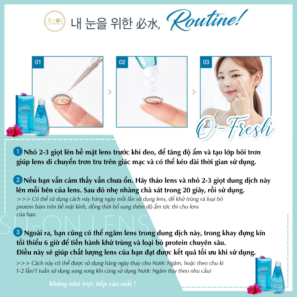OFRESH RESSENCE - Serum cấp ẩm sâu, tinh chất nước ngâm đậm đặc siêu cấp ẩm cho lens của Olens