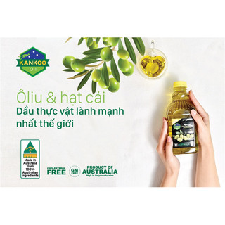 Dầu ăn Oliu hạt cải Kankoo Úc 2 lít (2L)