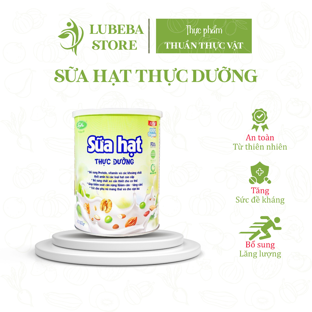 Sưa Hạt thực dưỡng 800Gr - tặng Sữa Mầm Gạo Lứt 300Gr