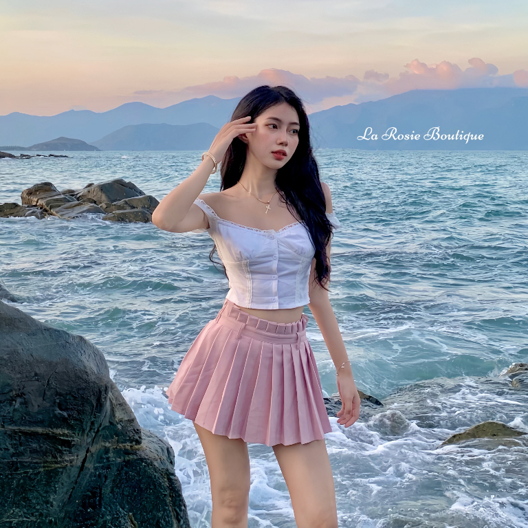 Chân váy xếp ly tennis năng động, cá tính - La Rosie Boutique