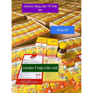 Com bô 2 hộp vitamin tăng cân TP Thái Lan 100 viên hàng chính hãng