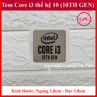 Tem core i3 thế hệ 10 thay tem máy tính