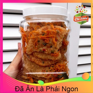 Hũ cơm cháy mắm hành kèm khô gà khô bò 12 miếng cơm