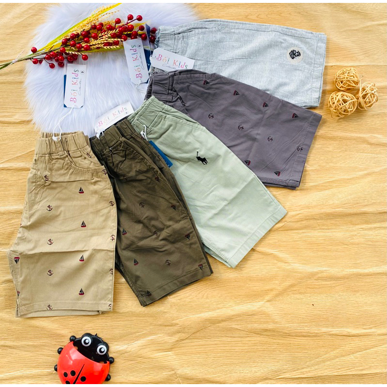 💥 Quần kaki vải co giãn mềm bé trai 24-40kg