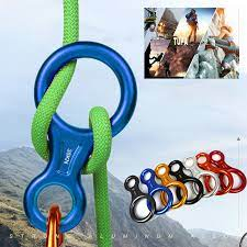 Móc khóa số 8 dùng thoát hiểm, leo núi đơn giản và hiệu quả