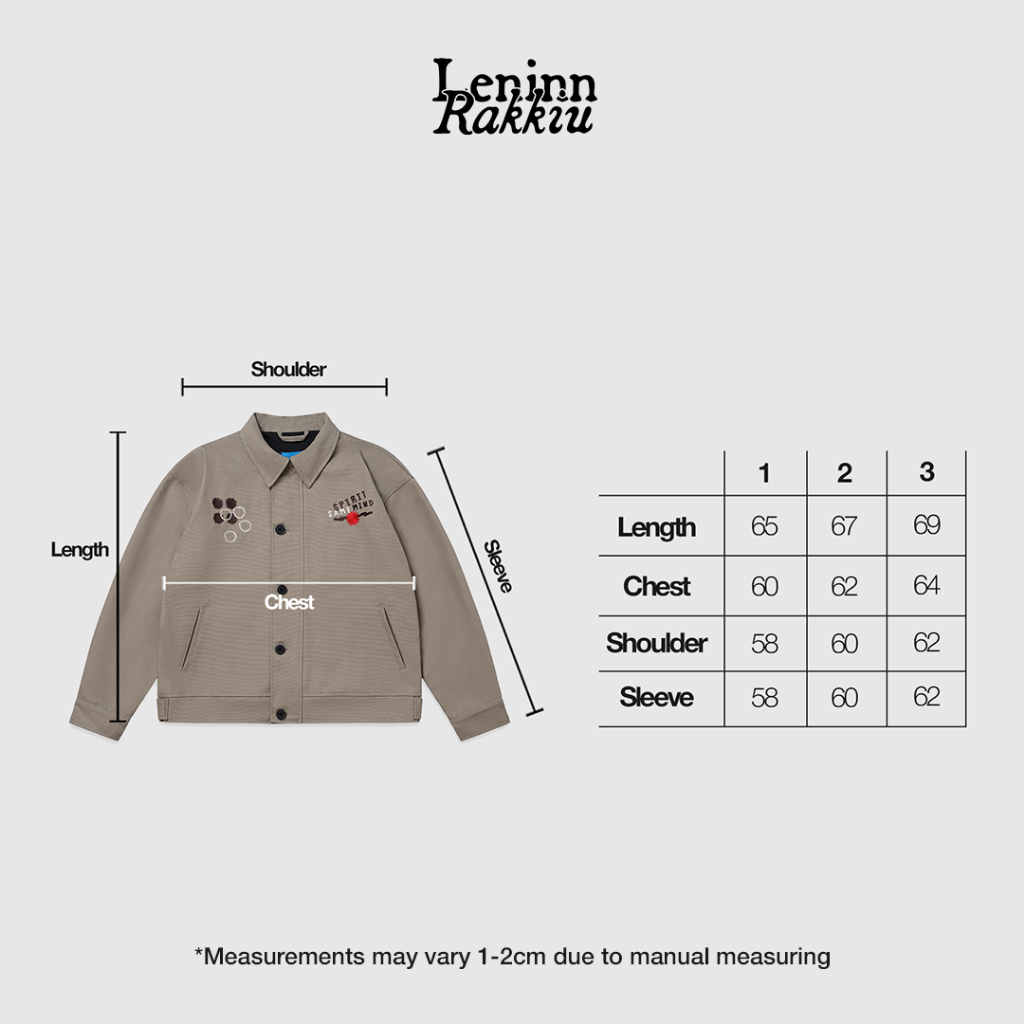 Áo Khoác Unisex Leninn x Rakkiu - DUO BEIGE WORKWEAR JEANS