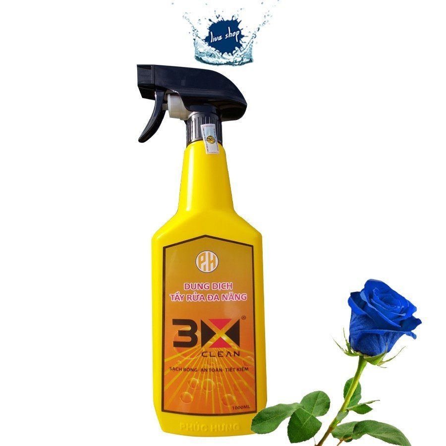 Dung Dịch Nước Tẩy Rửa Dầu Nhớt 3x Clean 1000ml