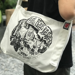 Túi Chéo Raw Knot Basic Tote Canvas Vải Bố Mộc Arrow Shop