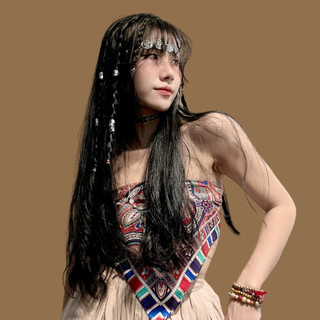 Bờm tóc bohemian - Vòng đội đầu boho - head chain boho style