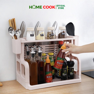 Kệ gia vị 2 tầng cao cấp Việt Nhật - Kệ đựng gia vị Cao Cấp