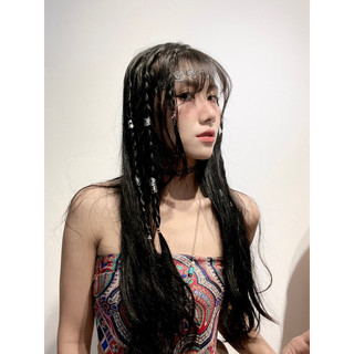 Bờm tóc bohemian - Vòng đội đầu boho - head chain boho style