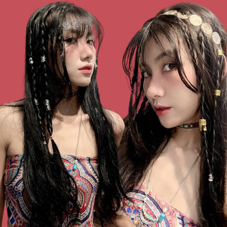 Bờm tóc bohemian - Vòng đội đầu boho - head chain boho style