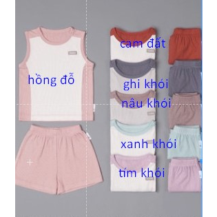 Cookie - Bộ quần áo ba lỗ phối sườn CK22122