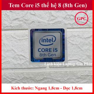 Tem Core i5 Thế Hệ 8 (8th Gen)- màu Trắng Xanh