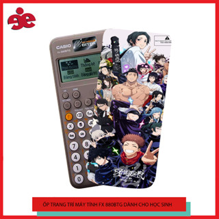 Ốp trang trí Máy Tính Casio FX 880BTG hình CHÚ THUẬT HỒI CHIẾN- Nhận In Theo Yêu Cầu( KHÔNG PHẢI DECAL)