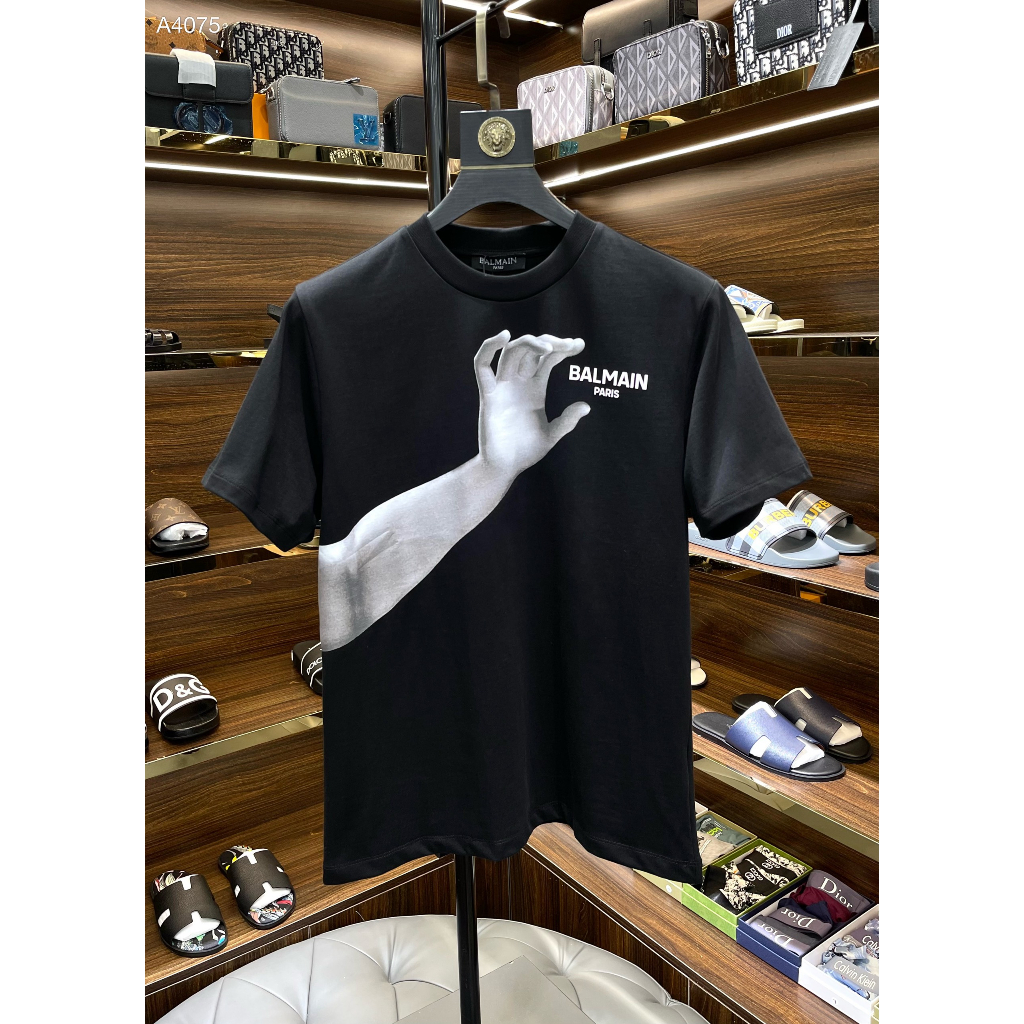 [ VIP Luxury] Áo T-shirt Balmain Paris cánh tay LA on web