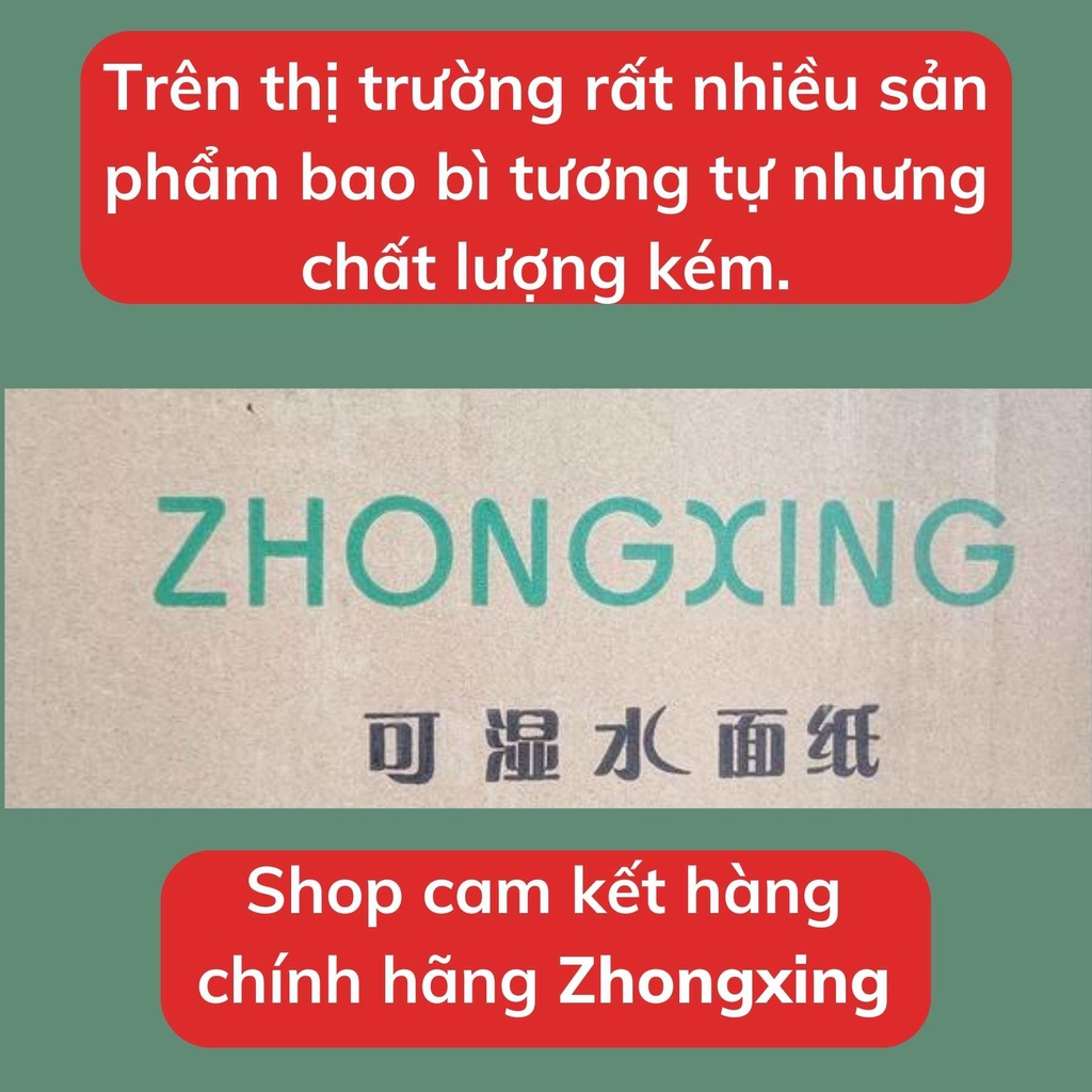1 gói 460 tờ giấy ăn 5 lớp zhongxing hàng nội địa trung, khăn giấy rút bỏ túi tiện lợi