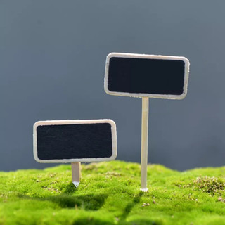 Bảng tên đen, Phụ kiện trang trí tiểu cảnh, Phụ kiện terrarium