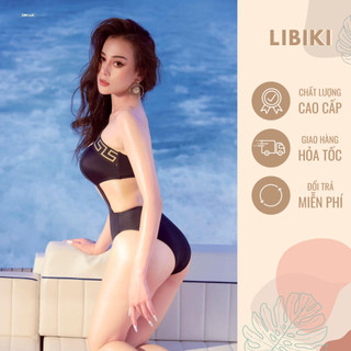 Set đồ bơi đôi nam nữ Versace cao cấp, vải thun lạnh dày dặn co giãn tốt không nhăn nhàu, form chuẩn - Libiki