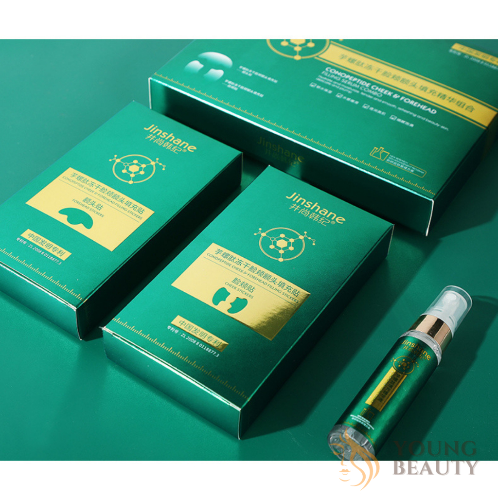 Tinh chất tái tạo tế bào gốc Collagen Jinshane - Bộ tế bào gốc collagen Jinshane trẻ hóa da mờ thâm nám - YOUNG BEAUTY