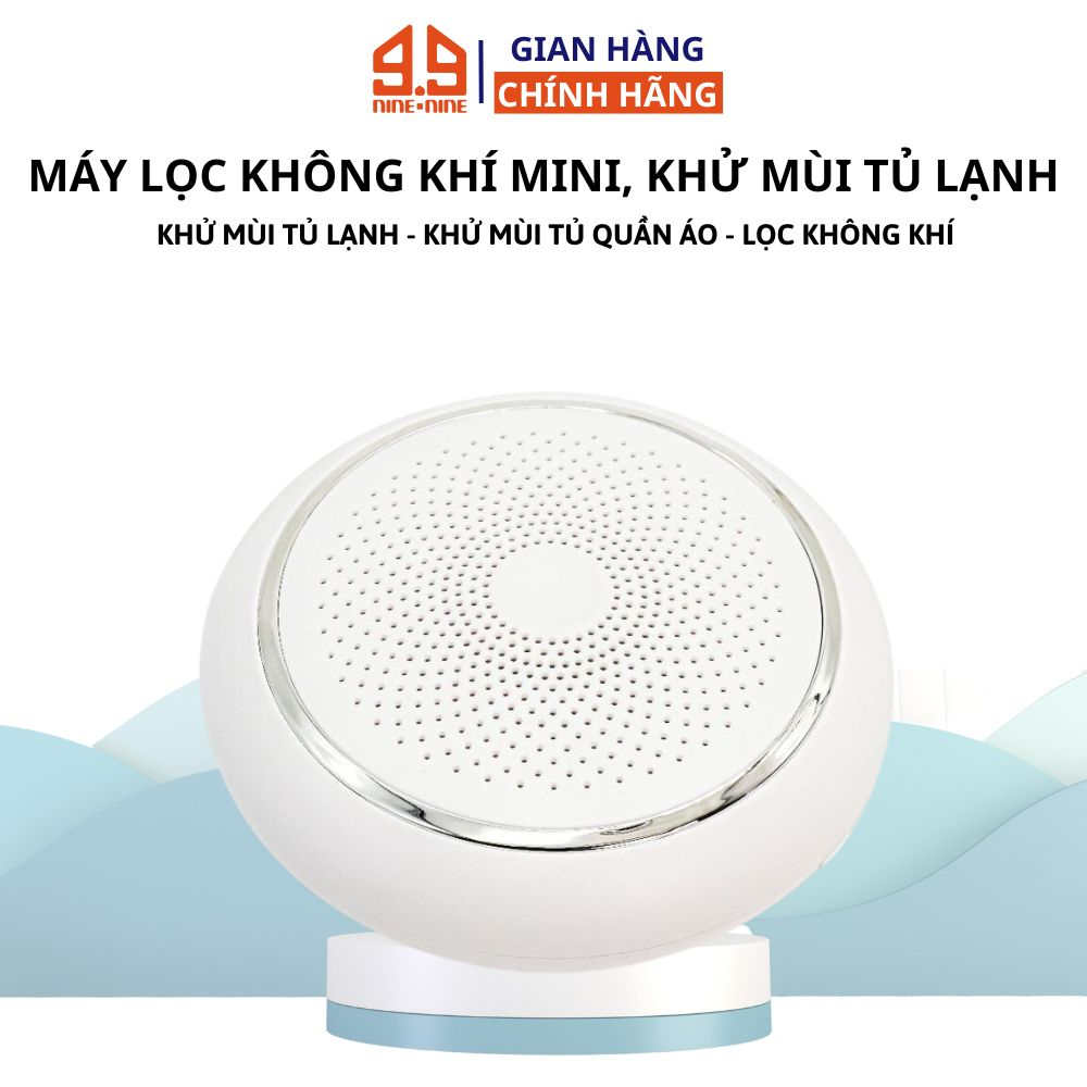 Máy lọc không khí mini khử mùi tủ lạnh, ô tô, tủ quần áo tiện dụng cho gia đình GD_MKK002_WHITE