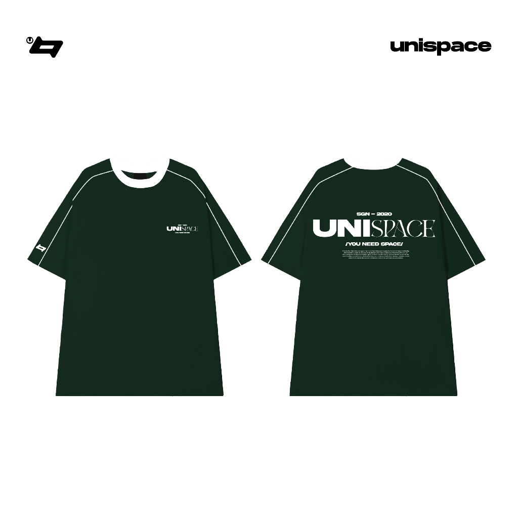 Áo thun local brand By UniSpace tay lỡ form rộng unisex nam nữ Space Tee