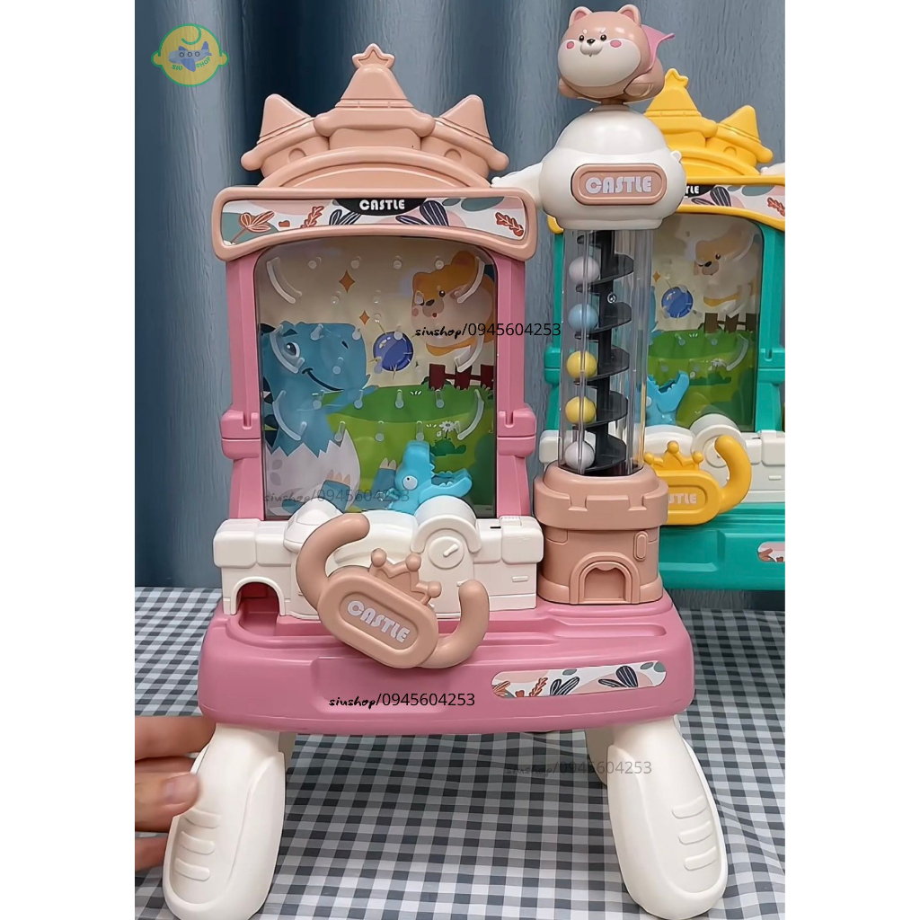 Đồ chơi máy bắt hạt đậu kèm vô lăng có đèn nhạc vui nhộn mẫu mới- SIUSHOP