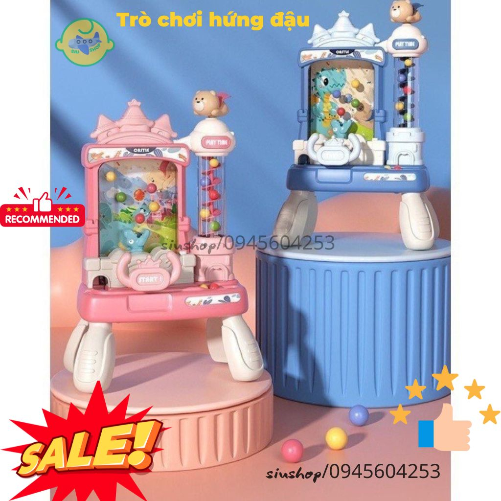 Đồ chơi máy bắt hạt đậu kèm vô lăng có đèn nhạc vui nhộn mẫu mới- SIUSHOP