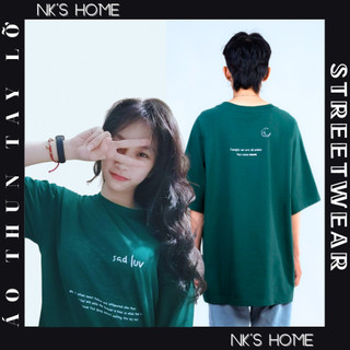 Áo thun tay lỡ unisex cho nam nữ kiểu dáng sad boy SAD LUV thiết kế form rộng cá tính