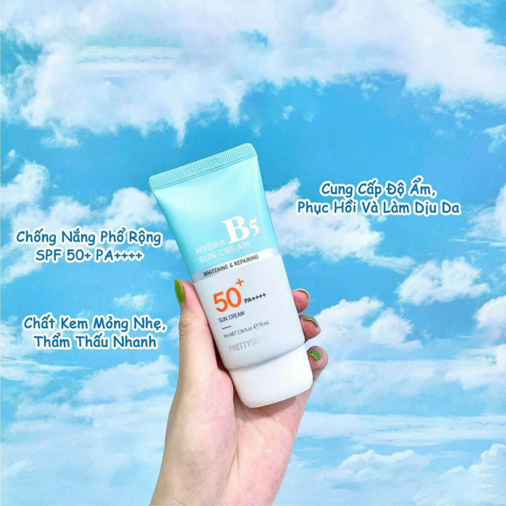 Kem Chống Nắng Hydra B5 Sun Cream Prettyskin Chính Hãng SPF50+ PA++++