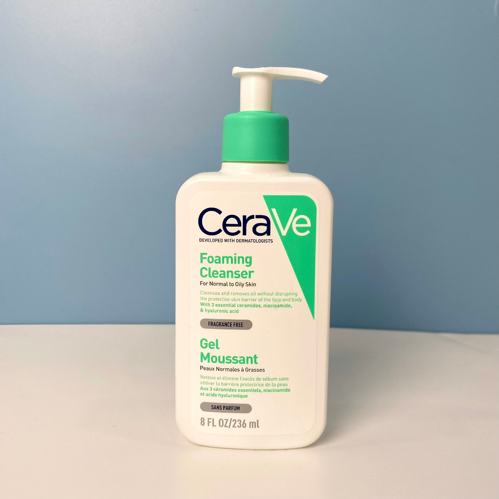 Sữa rửa mặt CERAVE sạch sâu cho da dầu, da dầu mụn, da nhạy cảm dung tích 236ml