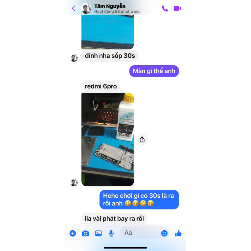 Official Shop - Tách Màn 1 Giọt - Tách Màn 1 Giọt Mini - Tách 1 Giọt Shop - Tách Màn iPhone - Nước Tách Giữ Zin Ron