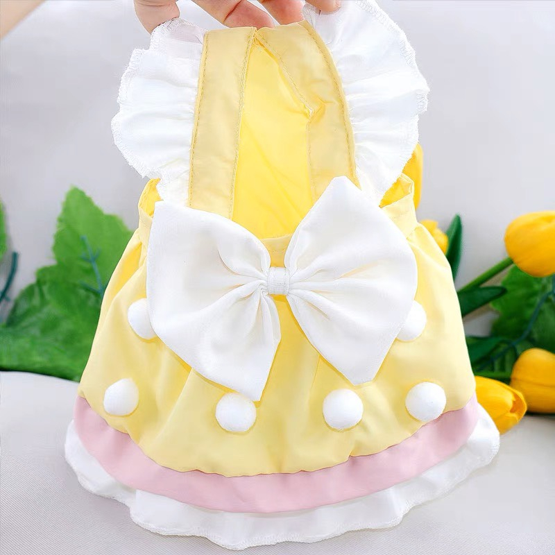 Váy đầm bánh gato dành cho chó mèo