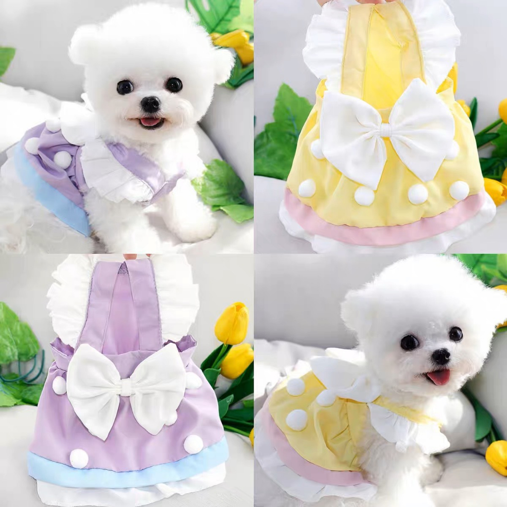 Váy đầm bánh gato dành cho chó mèo