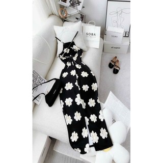Đầm body hở lưng hoa