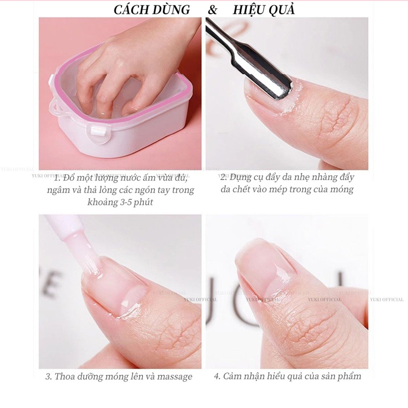 Bát ngâm tay 2 lớp nail - Bát ngâm vuông - Dụng cụ ngâm tay chuyên dụng nail - bát ngâm bàn nail giá rẻ