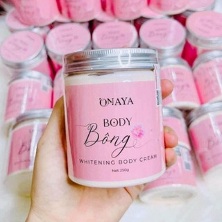 Kem body bông onaya 250g, kem duong trắng da toàn thân onaya-hàng xịn