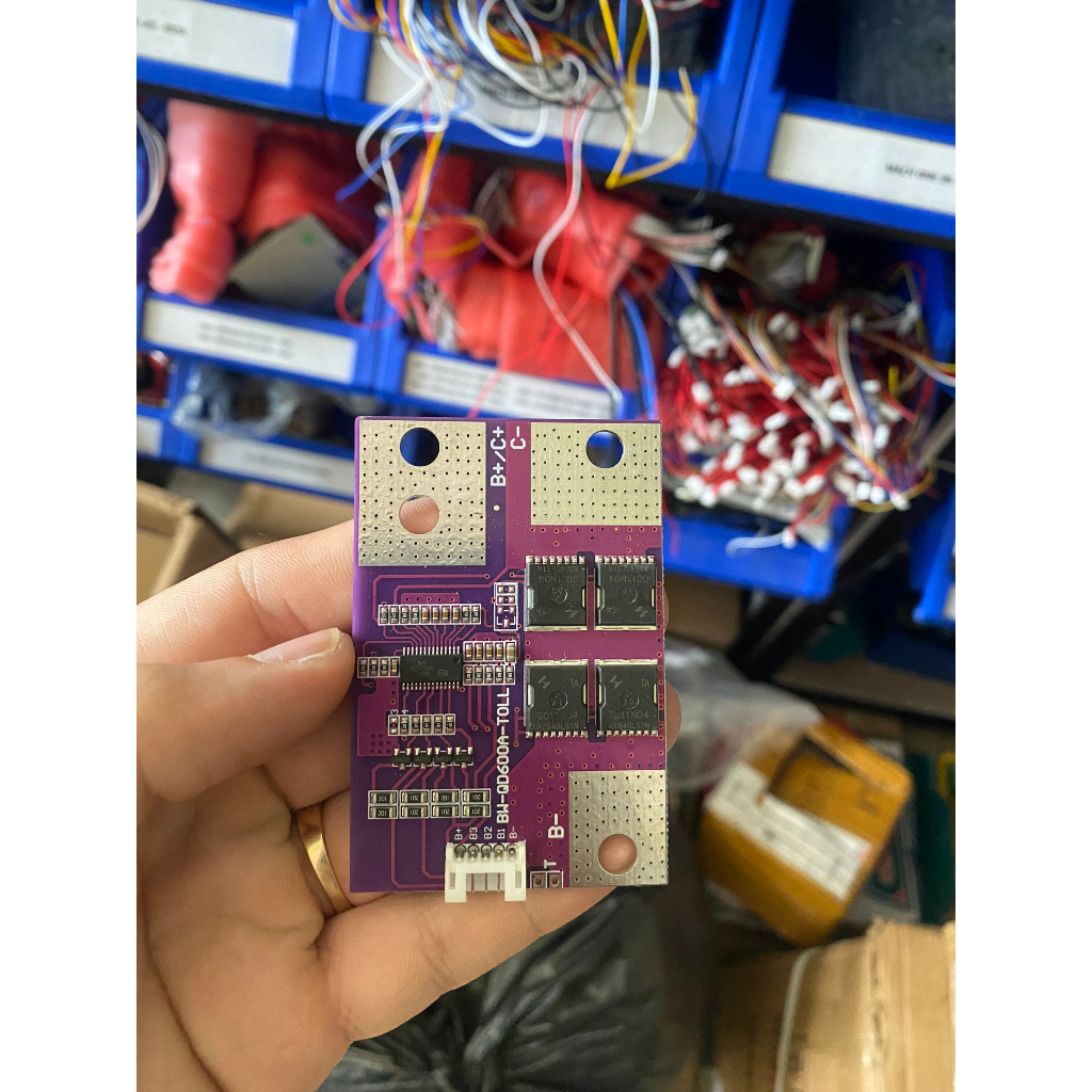 Mạch BMS 600A 3.2V bảo vệ pin ( chuyên dùng cho khởi động dòng xả tức thời cao )
