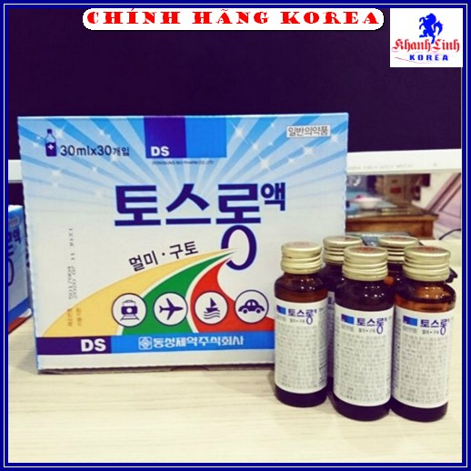 Nước uống đi xe hàn quốc, chai 30ml