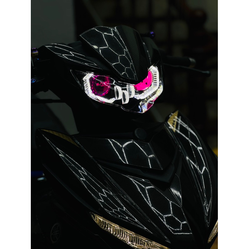 Choá Ex150 new vào sẵn bi titan black 2.0 mini